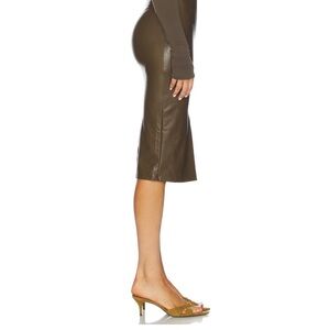 Commando Olive Pencil Skirt